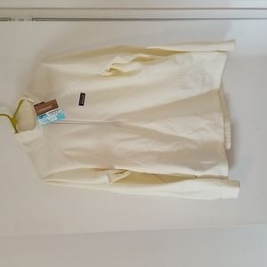 Patagonia Crosstrek Polartec 1/4 zip - cream - size L